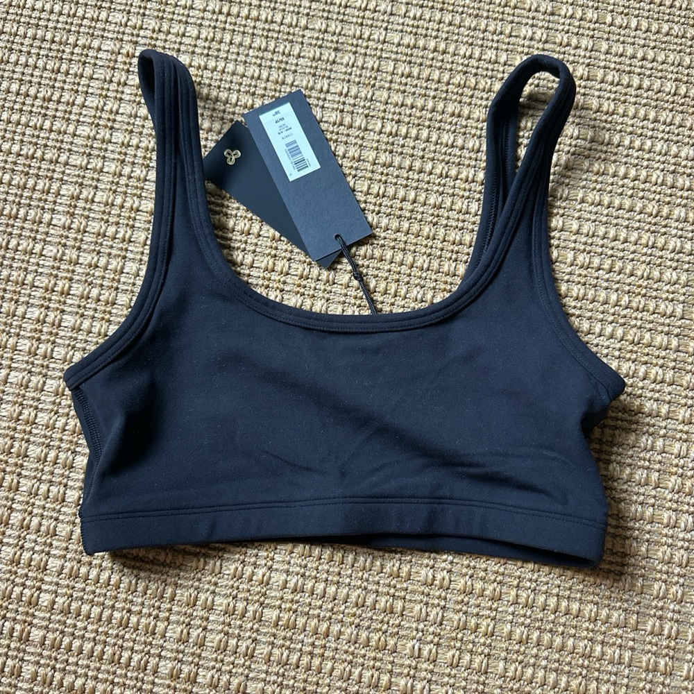 Black aritzia mini bra top